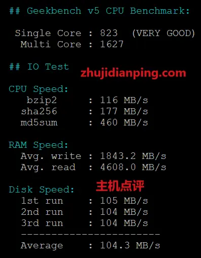 lamhosting us-b-VPS性能测试