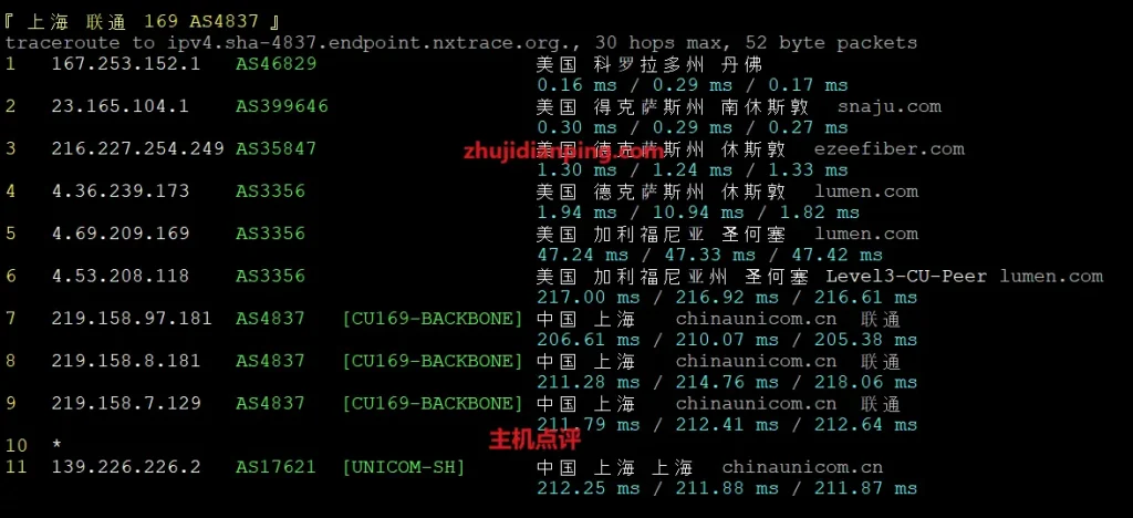 lamhosting us-b-上海联通回程