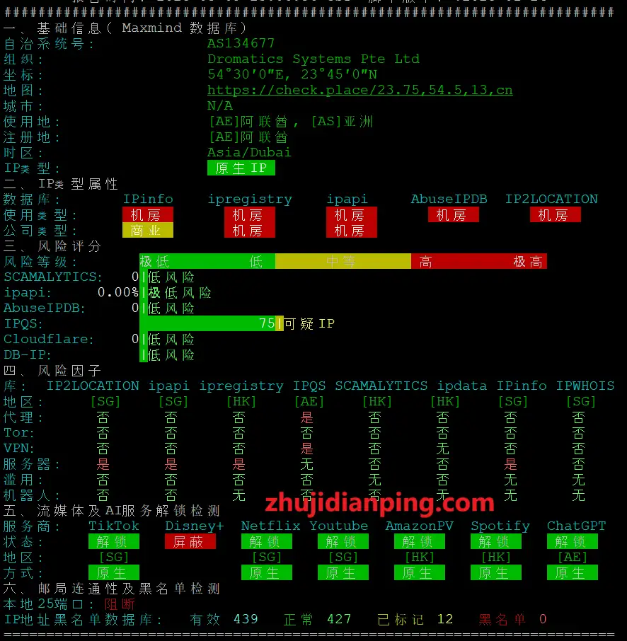 OrangeVPS怎么样?香港KVM VPS测评 - 主机点评 OrangeVPS~香港VPS-IPv4质量检测
