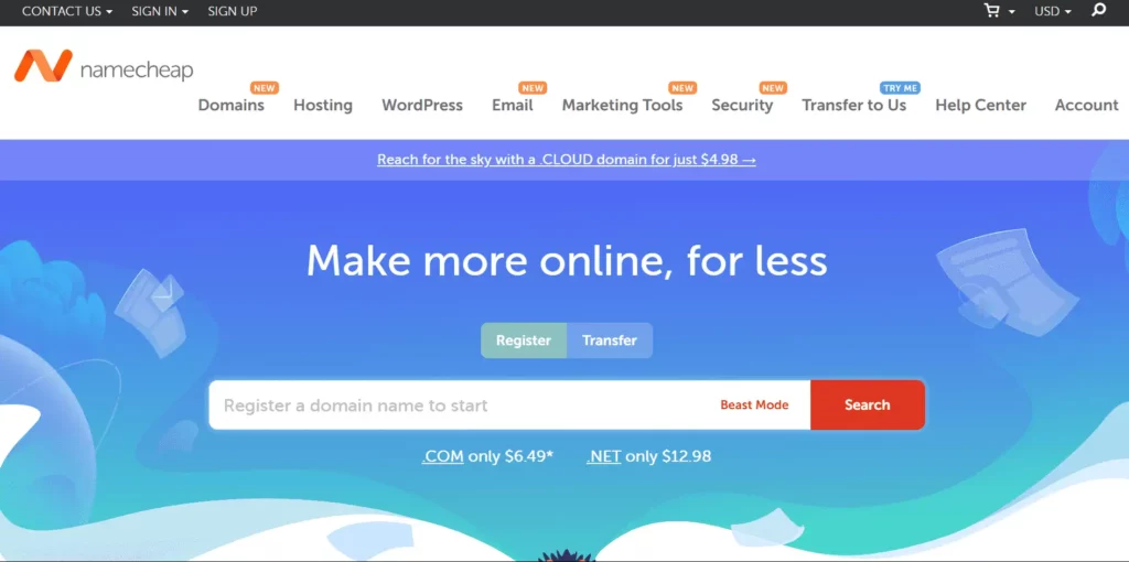 2025年最佳国外域名注册商推荐:无需备案,高性价比首选 - 主机点评 NameCheap