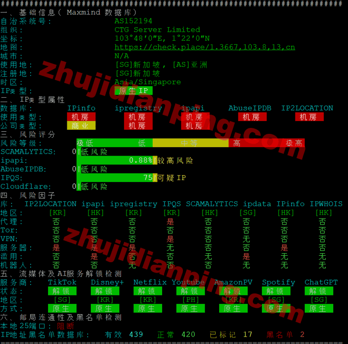 Tudcloud-香港VPS-ipv4质量测试