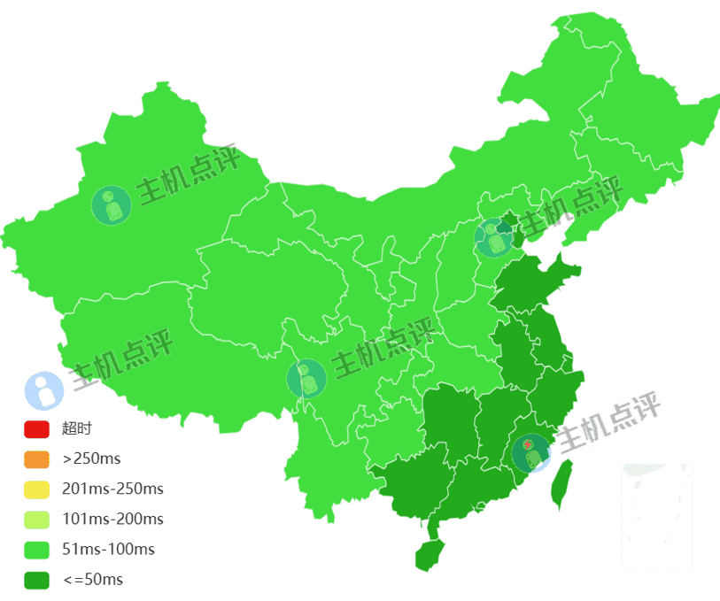 香港标准型VPS-国内三网延迟测试