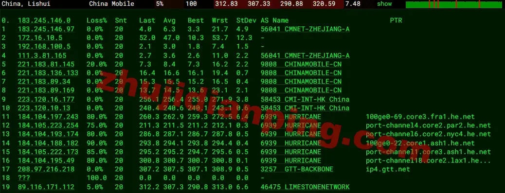 ethernetservers-洛杉矶VPS-移动去程