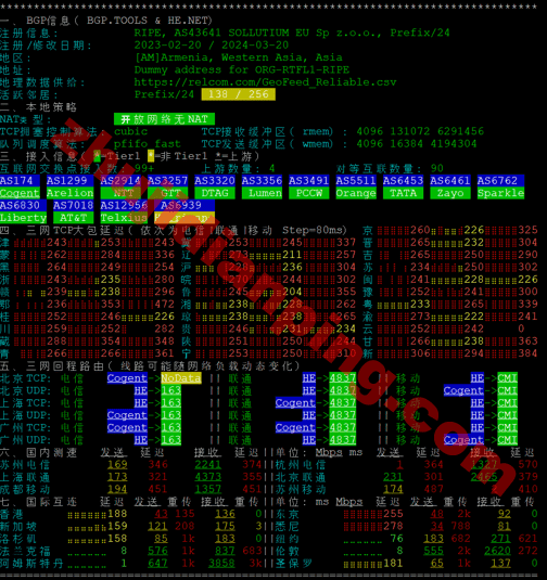 serversguru-荷兰vps-网络质量