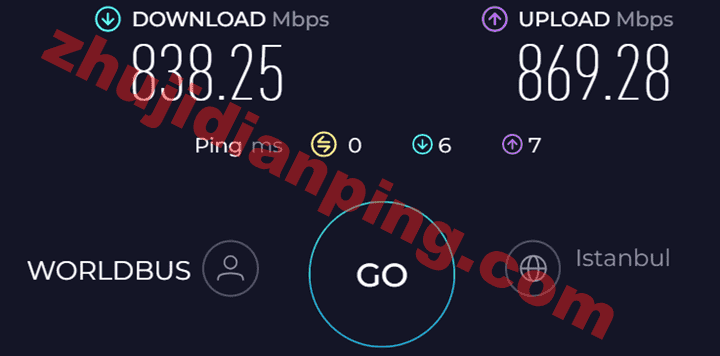 土耳其VPS-speedtest上传下载测试