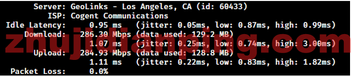 美国CUII&CMIN2-speedtest上传下载测速