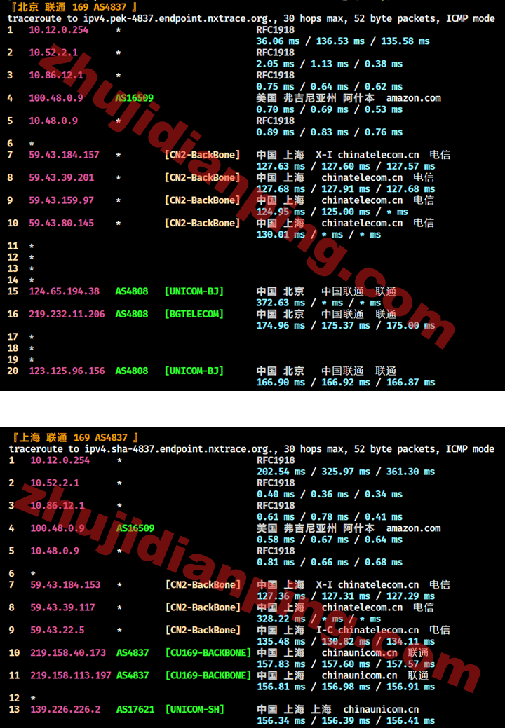 美国CN2 GIA VPS-北京上海联通回程