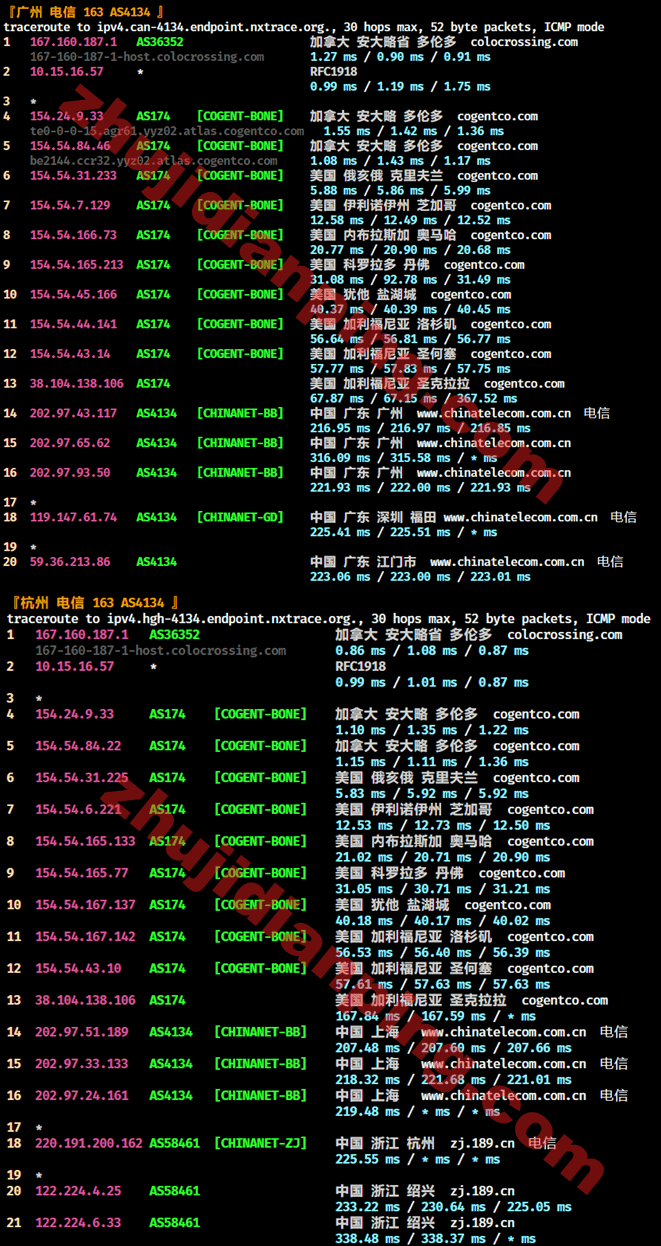 Racknerd怎么样?加拿大多伦多VPS测评 - 主机点评 加拿大多伦多vps-广州杭州电信回程