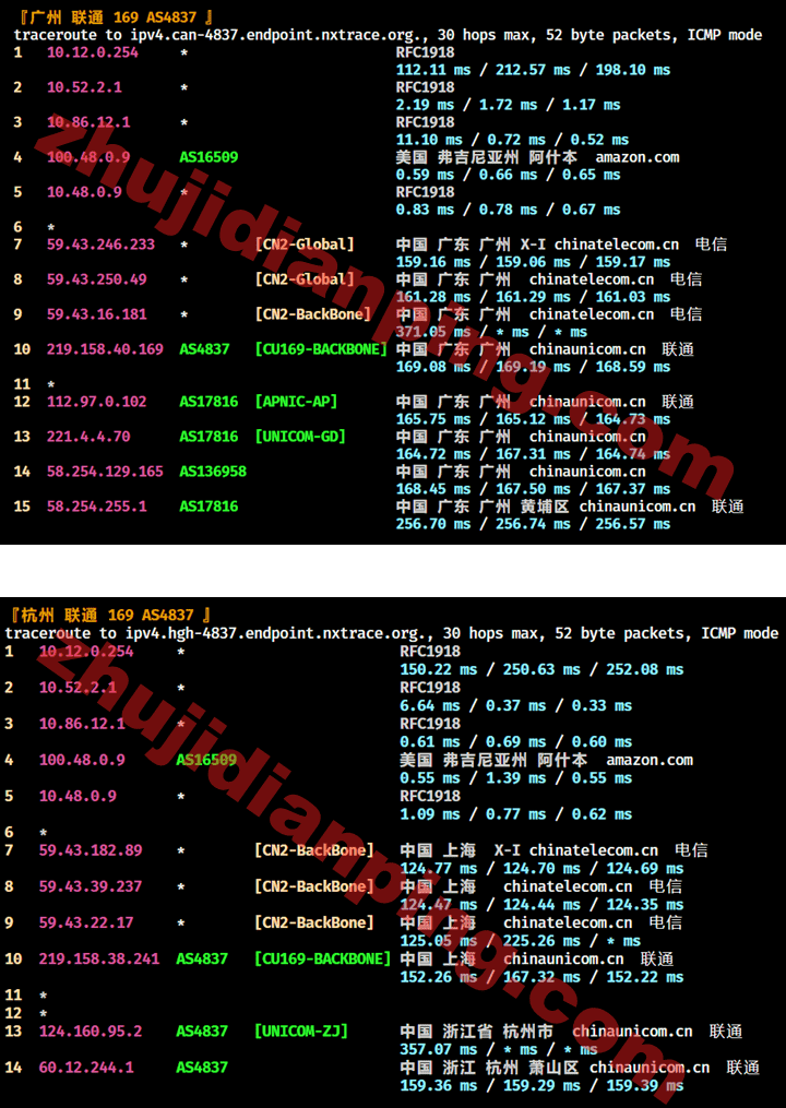 美国CN2 GIA VPS-广州杭州联通回程