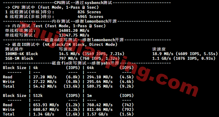 搬瓦工-日本大阪JPOS_1机房-CPU内存硬盘dd读写测试