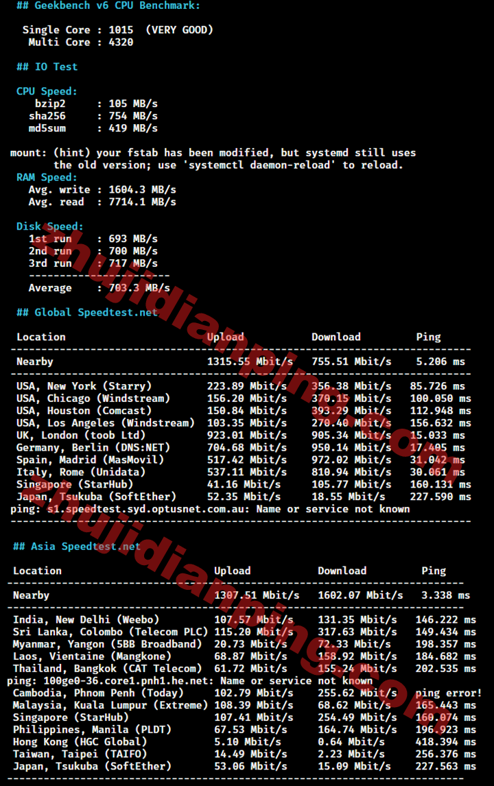 搬瓦工_荷兰DC2机房VPS-speedtestnet国际亚洲部分节点测试
