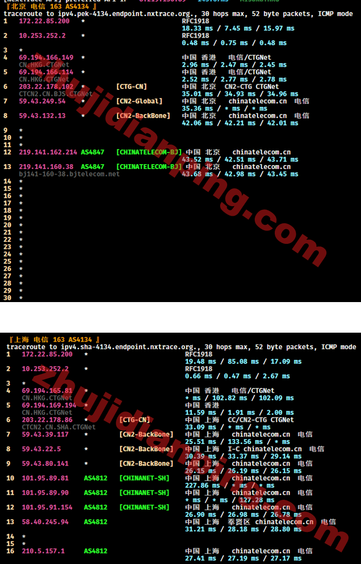 搬瓦工_香港CN2 GIA机房-北京上海电信回程