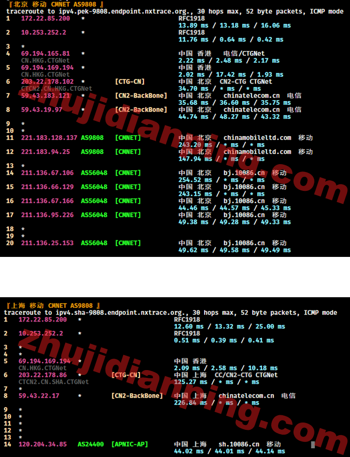 搬瓦工_香港CN2 GIA机房-北京上海移动回程