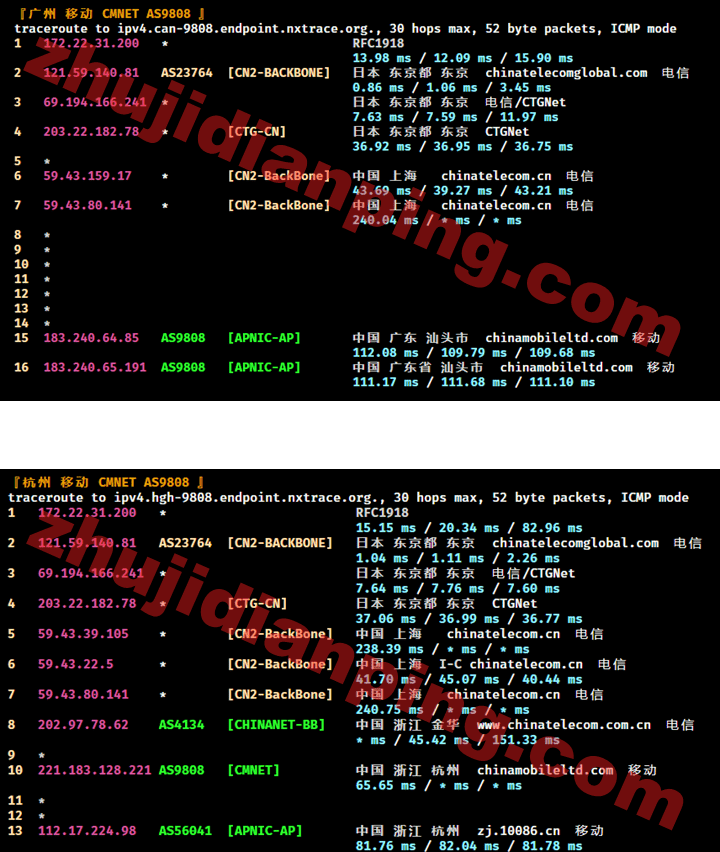 搬瓦工-日本大阪JPOS_6机房-广州杭州移动回程