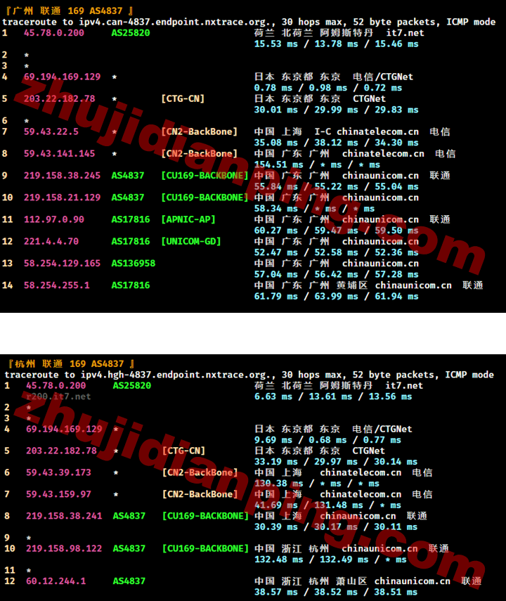 搬瓦工日本东京JPTYO_8机房CN2 GIA测评 - 主机点评 搬瓦工-日本东京JPTYO_8机房-广州杭州联通回程