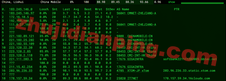 搬瓦工-日本大阪JPOS_1机房-移动去程